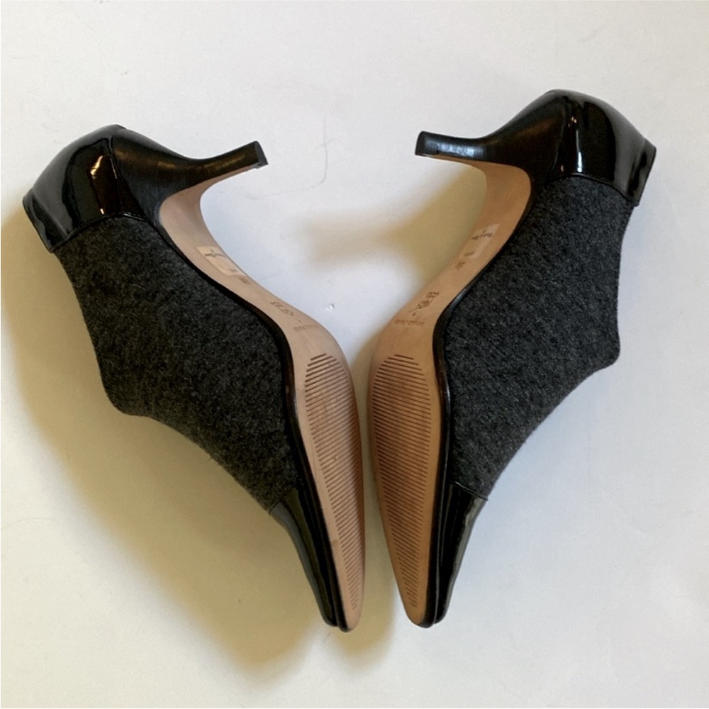 Donald J. Pliner Low Heels Shoes Ankle Size 8 Gray Black - Picture 13 of 15